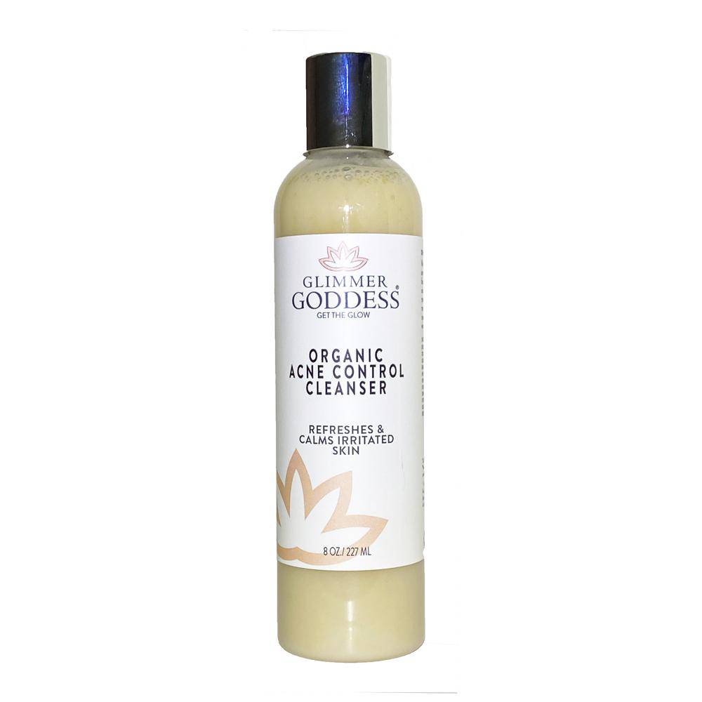 Organic Acne Cleanser with Hemp Seed Oil – Gentle Face & Body Wash for Breakouts, Oily Skin & Inflammation